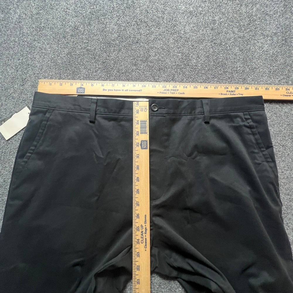 NEW w/tags Dockers Mens Easy Khaki D3 Classic Fit Flat Front Pants Black 42x30 - Picture 3 of 13